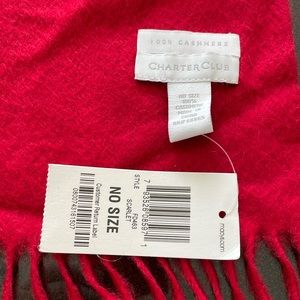 Charter Club cashmere scarf - New with tags
